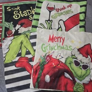 Grinch Christmas Pillow Covers